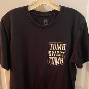 Black T-Shirt with Tomb Sweet Tomb XL